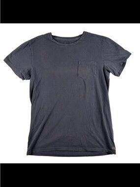 Ralph Lauren Double RL  RRL Charcoal Gray Short Sleeve Pocket Tee